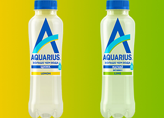 низкокалорийные напитки Aquarius, обогащенные магнием или цинком