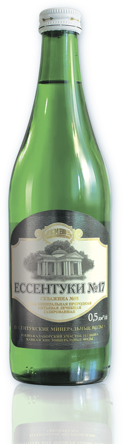 Минеральная вода Ессентуки 17 0,5 л
